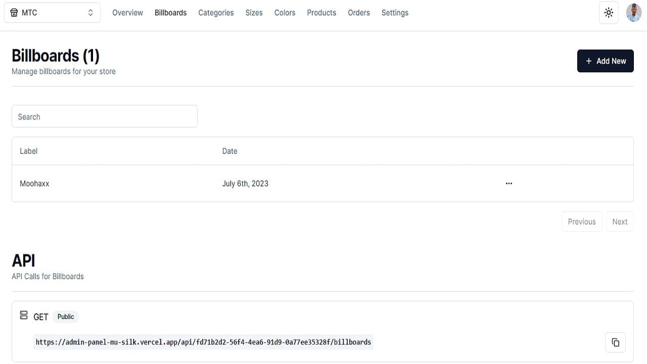 A Professional Admin Panel