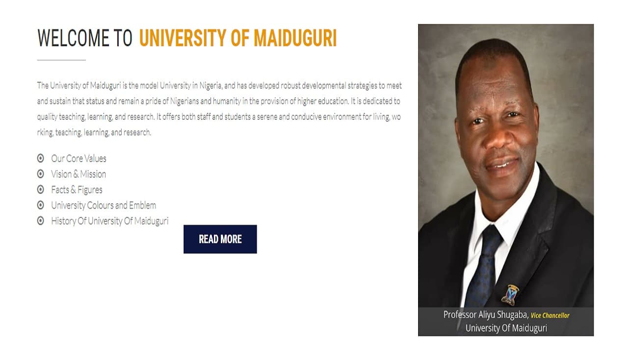 A University Website